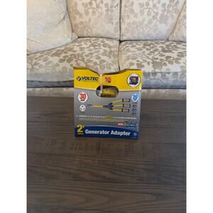 Voltec 04-00214 4-Prong 3-Outlet Generator Adapter (L14-30P) - New